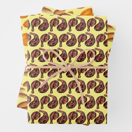 ジャマイカフードジャークチキンブルカキフビーフパッティ ラッピングペーパーシート (インサイチュ)