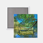 ジャマイカブルーラグーン、ポートアントニオ マグネット (正面/裏面)