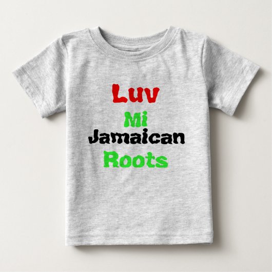 ジャマイカベビーTシャツ ベビーTシャツ (正面)