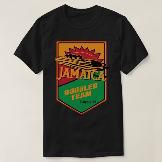 ジャマイカボブルチームカッコいいランニングクラシックT-Shir Tシャツ (デザイン正面)