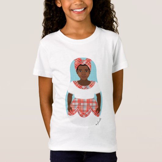 ジャマイカマトリヨシュカガールズ Tシャツ (正面)