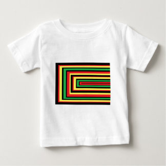 ジャマイカラスタのルーツ色 ベビーTシャツ