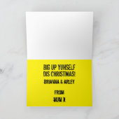 ジャマイカラスタパトワハッピークリスマス カード (内部)