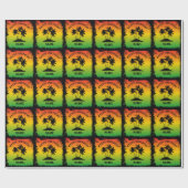 ジャマイカラスタファリアハッピーバースデー ラッピングペーパー (フラット)