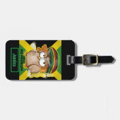 ジャマイカラスタフクロウ ラゲッジタグ (正面横)