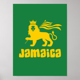 ジャマイカラスタライオンポスター ポスター