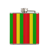 ジャマイカラスタレゲストライプーの名前の追加 フラスク (裏面)