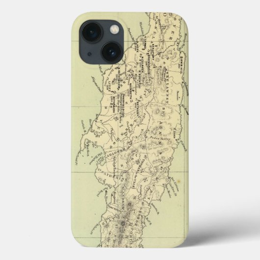 ジャマイカリトグラフ地図 Case-Mate iPhoneケース (裏面)