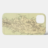 ジャマイカリトグラフ地図 Case-Mate iPhoneケース (裏面 (横))