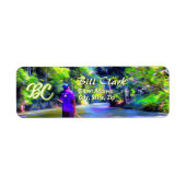 ジャマイカリバーラフトライドJ001アドレス ラベル (正面)