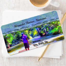 ジャマイカリバーラフトライドJ001アドレス ラベル