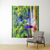 ジャマイカリバーラフトライドJ001 タペストリー (インサイチュ)