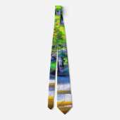 ジャマイカリバーラフトライドJ001 ネクタイ (裏面)