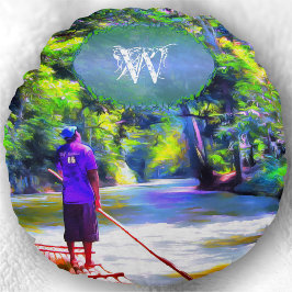 ジャマイカリバーラフトライドJ001 ラウンドクッション