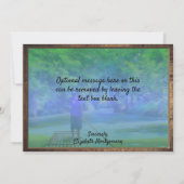 ジャマイカリバーラフト乗り感謝J001 サンキューカード (裏面)