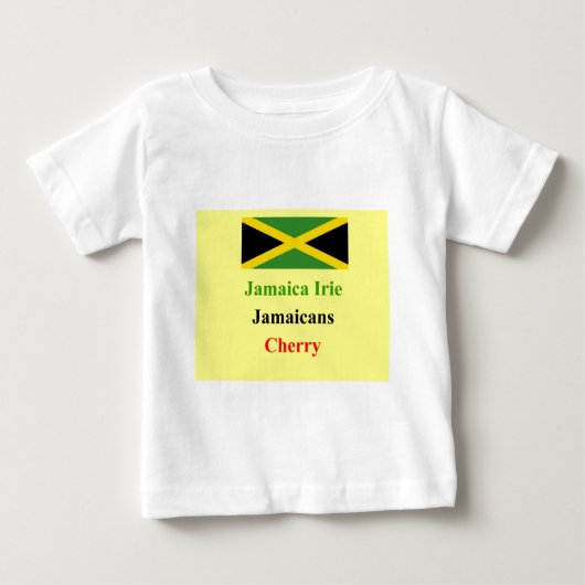 ジャマイカリー ベビーTシャツ (正面)