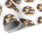 ジャマイカレストランオックステールとブロードビーンズシチュー ラッピングペーパー (ロールコーナー)