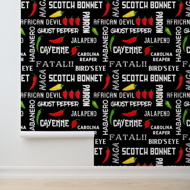 ジャマイカレストランスパイシー唐辛子パターン 壁紙 (アプリケーション)