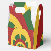 ジャマイカレッド金ゴールドとグリーンラスタカラー フェイバーボックス (オープン)