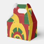 ジャマイカレッド金ゴールドとグリーンラスタカラー フェイバーボックス (正面サイド)