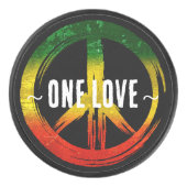 ジャマイカワンラブラスタカラーピースシンボルジャマイカ アイスホッケーパック (正面)