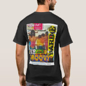ジャマイカンスタイルのラブ 基本のダークTシャツ Tシャツ (裏面)