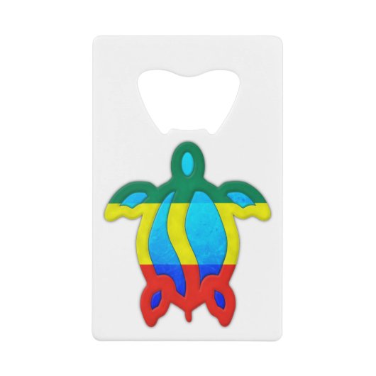 ジャマイカン・タートル クレジットカード栓抜き (正面)