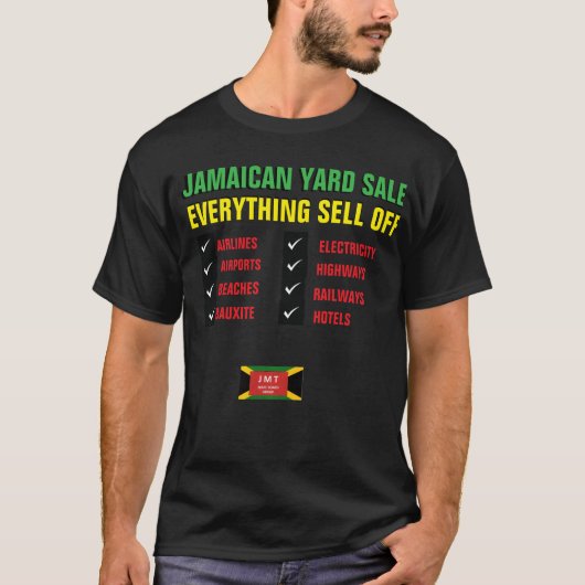 ジャマイカン ヤード セール Tシャツ (正面)