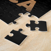 ジャマイカヴィンテージサンセットのシーングラフィック ジグソーパズル (側面)