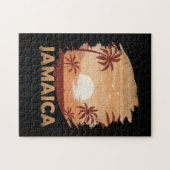 ジャマイカヴィンテージサンセットのシーングラフィック ジグソーパズル (横)