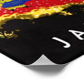 ジャマイカヴィンテージレトロアールデコ旅行ポスター ポスター (角)