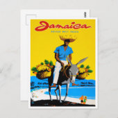 ジャマイカヴィンテージ旅行はがき ポストカード (正面/裏面)