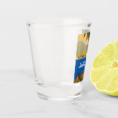 ジャマイカヴィンテージ旅行スタイル ショットグラス (左)