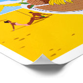 ジャマイカヴィンテージ旅行ポスター ポスター (角)