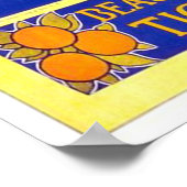 ジャマイカヴィンテージ旅行ポスター ポスター (角)