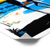 ジャマイカヴィンテージ旅行ポスター ポスター (角)