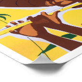 ジャマイカヴィンテージ旅行ポスター ポスター (角)