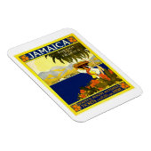 ジャマイカヴィンテージ旅行ポスター マグネット (右側)