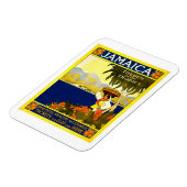 ジャマイカヴィンテージ旅行ポスター マグネット (左側)