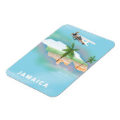 ジャマイカヴィンテージ旅行ポスター マグネット (左側)