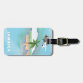 ジャマイカヴィンテージ旅行ポスター ラゲッジタグ (正面横)