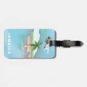 ジャマイカヴィンテージ旅行ポスター ラゲッジタグ (裏面横)