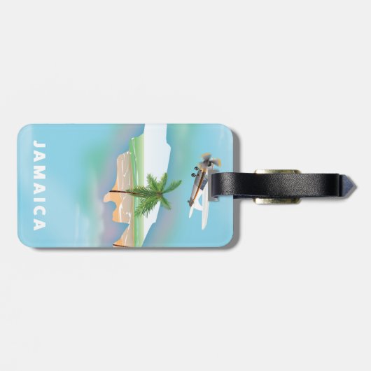 ジャマイカヴィンテージ旅行ポスター ラゲッジタグ (裏面横)