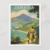 ジャマイカヴィンテージ有名な旅行プレイス ポストカード (正面)