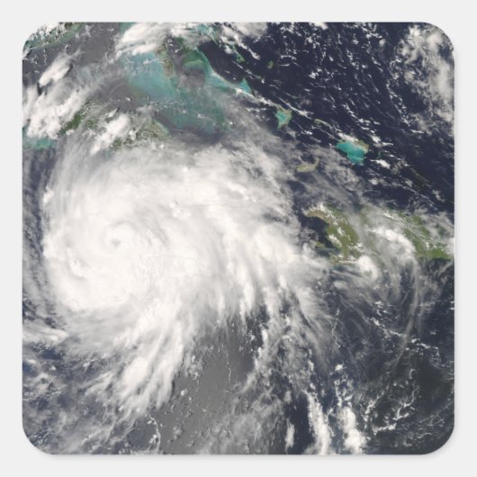 ジャマイカ上空のハリケーン・グスタフ2 スクエアシール (正面)