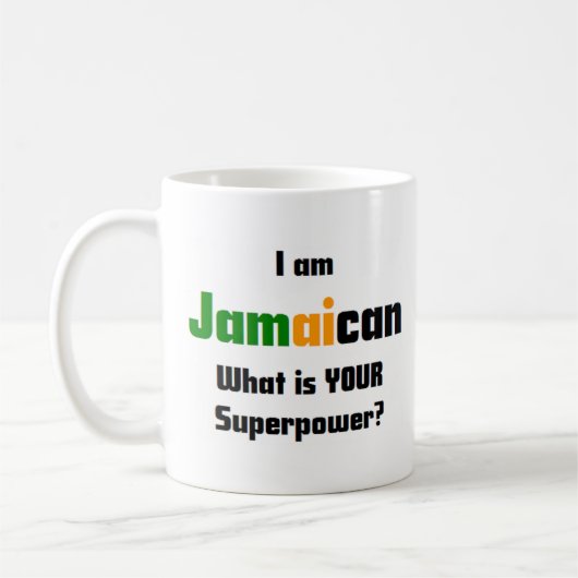 ジャマイカ人 コーヒーマグカップ (左)