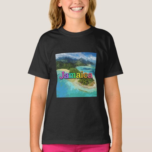 ジャマイカ休暇  Tシャツ (正面)