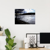 ジャマイカ凍っていプレインズのジャマイカ池 ポスター (ホームオフィス)