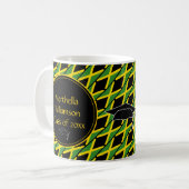 ジャマイカ卒業パーソナライズされたHALLELUJAH記念 コーヒーマグカップ (正面左)