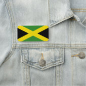 ジャマイカ国旗が付いた愛国的な名前タグ 名札 (インサイチュ)